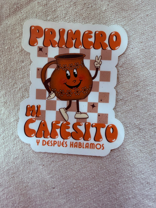Mi Cafesito Sticker